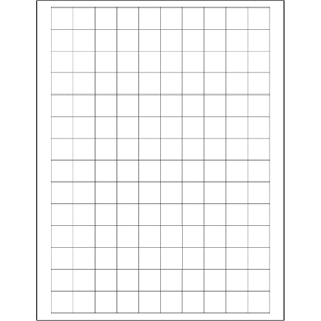 Bondad 0.75 x 0.75 in. White Rectangle Laser Labels, 14000PK BO3353698